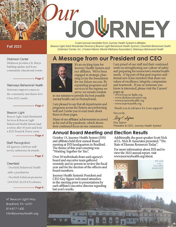 Fall 2023 Journey-wide Newsletter Issued Image